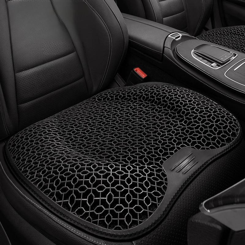 Car Seat Cushion Summer Lumbar Support Honeycomb Gel Ice Thread Seat Backrest Ventilation Breathable Car Cushion Accessories