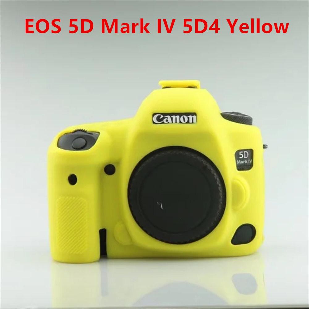 Soft Silicone Armor Camera Bag Case Cover For Canon EOS 5D Mark II III IV 5D2 5D3 5D4 6D Mark II 6D2 7D Mark II 7D2 77D 600 700D