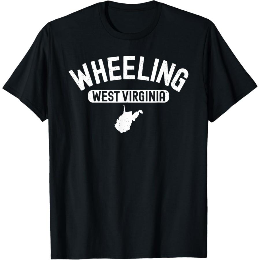 Wheeling West Virginia Appalachian Mountains Kanawha 304 T-Shirt(1) XXXXXL чёрный