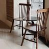 For Dining Chairs Set of 4, Windsor Chair Farmhouse Spindle Back Wood Dining Room Chairs, Solid Wooden Kitchen Chair for Living