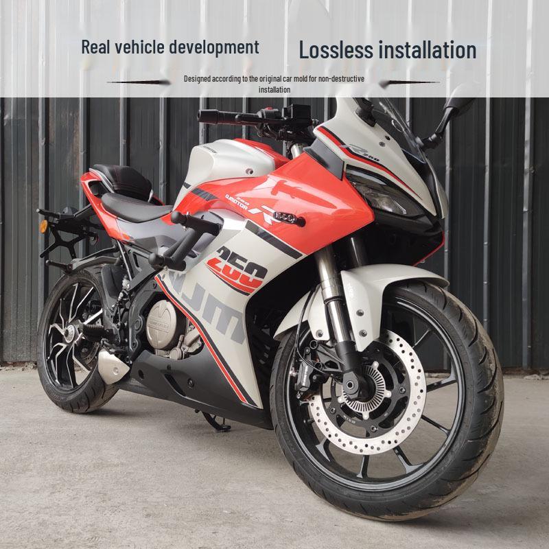 QJ 250 Sports Car Bumper Guard for Single/Double-Cylinder Racing, QJ250GS-29E Anti-Fall Bar Modification.