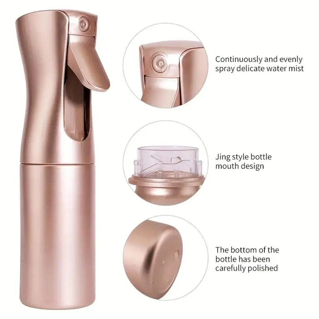 1ks Kadeřnická delší sprejová láhev Prázdná Plnitelná mlžná láhev Salon Kadeřnické nástroje Rozprašovač vody Krása