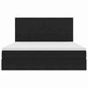 Storage Bed with Mattress Black 160 x 200 cm Velvet