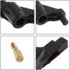 Faucet Handle Lever Adaptor Kit Compatible with Part 46265000 Includes 2 Black ABS Adaptors 1 Brass Screw 1 Spacer