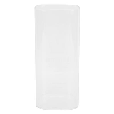 400ml Water Cup Square Heat Resistant Glass Mug Beverage Milk Breakfast Cup Drinkware