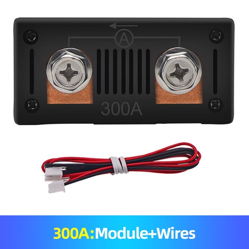 Newest 0-300V Shunt Bulit-In DC Digital Battery Tester Bidirectional Ammeter Voltmeter Power Energy Watt Meter