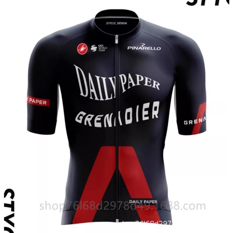 Maglia da Ciclismo EF Education-EasyPost Team Traspirante Performance Abbigliamento da Bici Uomo Donna