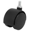 4pcs Swivel Caster Wheels 360 Degree Rolling Uniform Force Double Wheel Design Caster Wheels for Desks Cabinets Shelves