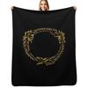 ESO Logo (Black Background) Throw Blanket Reusable Durable Soft Blanket for All Seasons