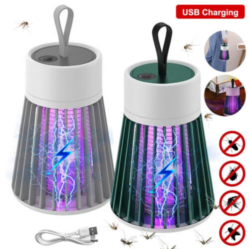 Zaawansowana Elektryczna Lampa na Komary USB Zapper na Owady Potężny Zabójca Komarów Wewnętrzny Zewnętrzny