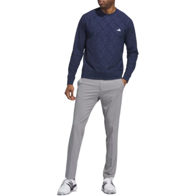 Adidas Ultimate365 Tour Sweatshirt Collegiate Navy Men Streetwear JE1420