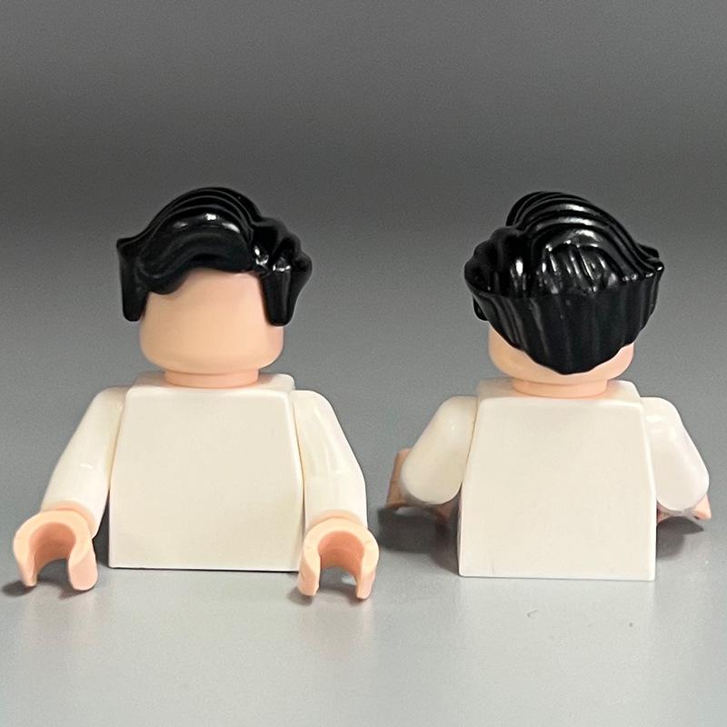 

Compatible Lego Boy s Small Particle Hair Building Blocks MOC Parts DIY Assembly Toy Accessories
