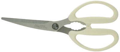 Shimomura Kogyo Full Veggie Smile Easy To Wash Kitchen Scissors Curved Blade Serrated Blade Disassembled Clean FVS-401