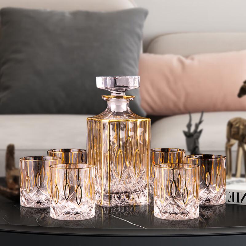 Flavinmci Kristallglas Whiskey- & Weinglas-Set