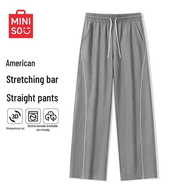 MINISO Men's American Retro Casual Sports Pants