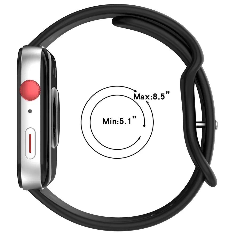 Soft Silicone Strap For Huawei Watch Fit 4 Fit 4 Pro Watchband Soft Silicone Wristband With Hidden Buckle For Huawei Watch Fit 3