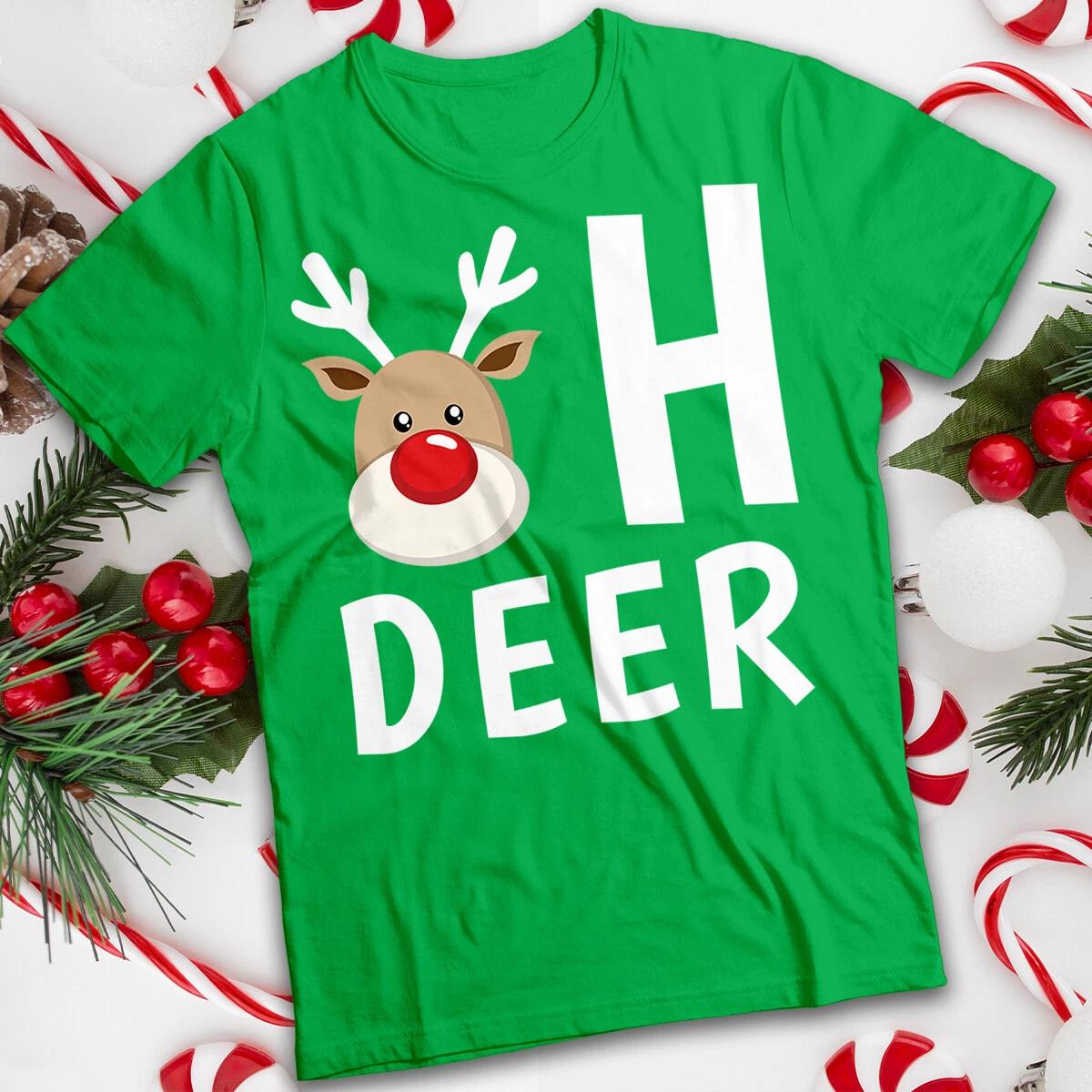 Funny Ugly Mens and Womens Reindeer Christmas T-Shirt Tee #MC 4XL