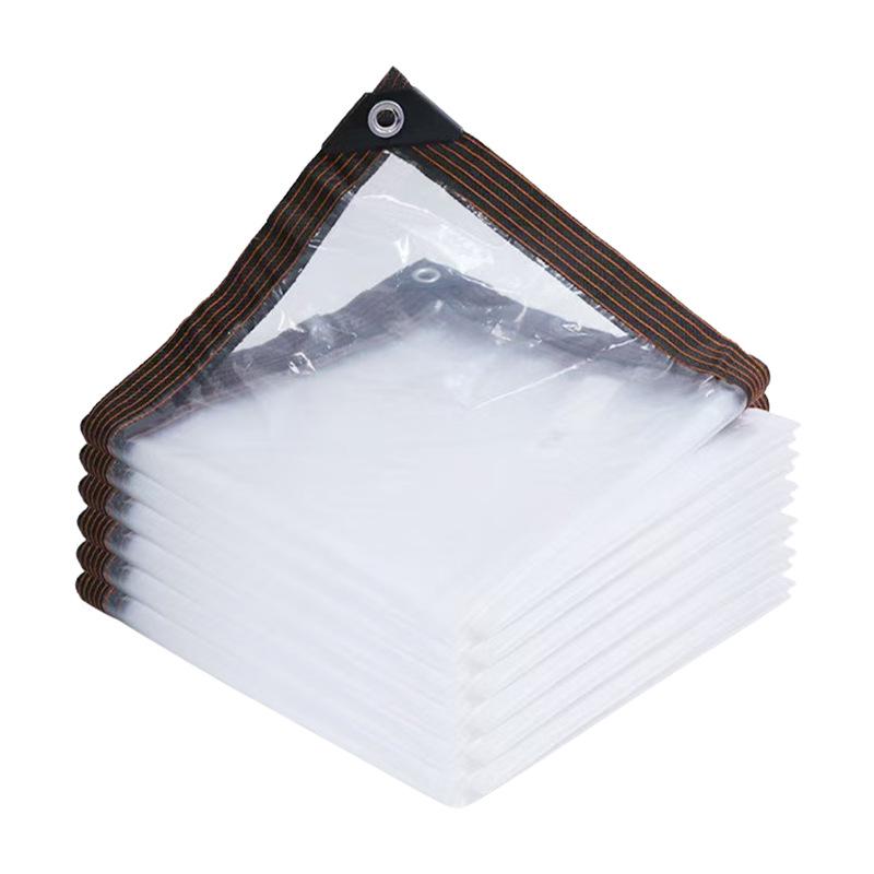 Clear Waterproof Sunshade: Outdoor Balcony & Flower Room Insulation Tarpaulin - Rainproof, Windproof, Cold Protection.