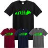 Evolution of Man To Kawasaki Tshirt Ninja Motorbike Super Bike Mens Ladies Top
