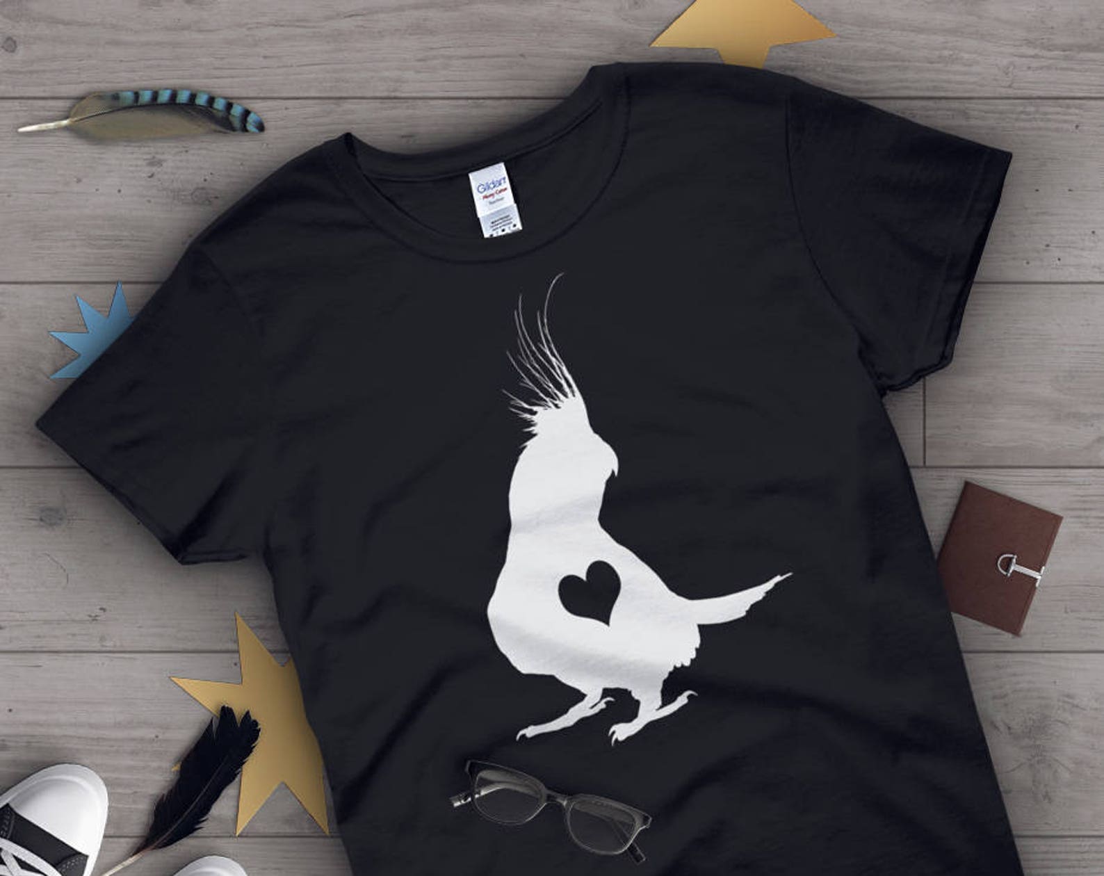Cockatiel Shirt,  , Parrot Lover Gift, Cute Bird T-shirt, Cockatiel Tshirt, Pet Graphic Tee, Tops, Clothing 120