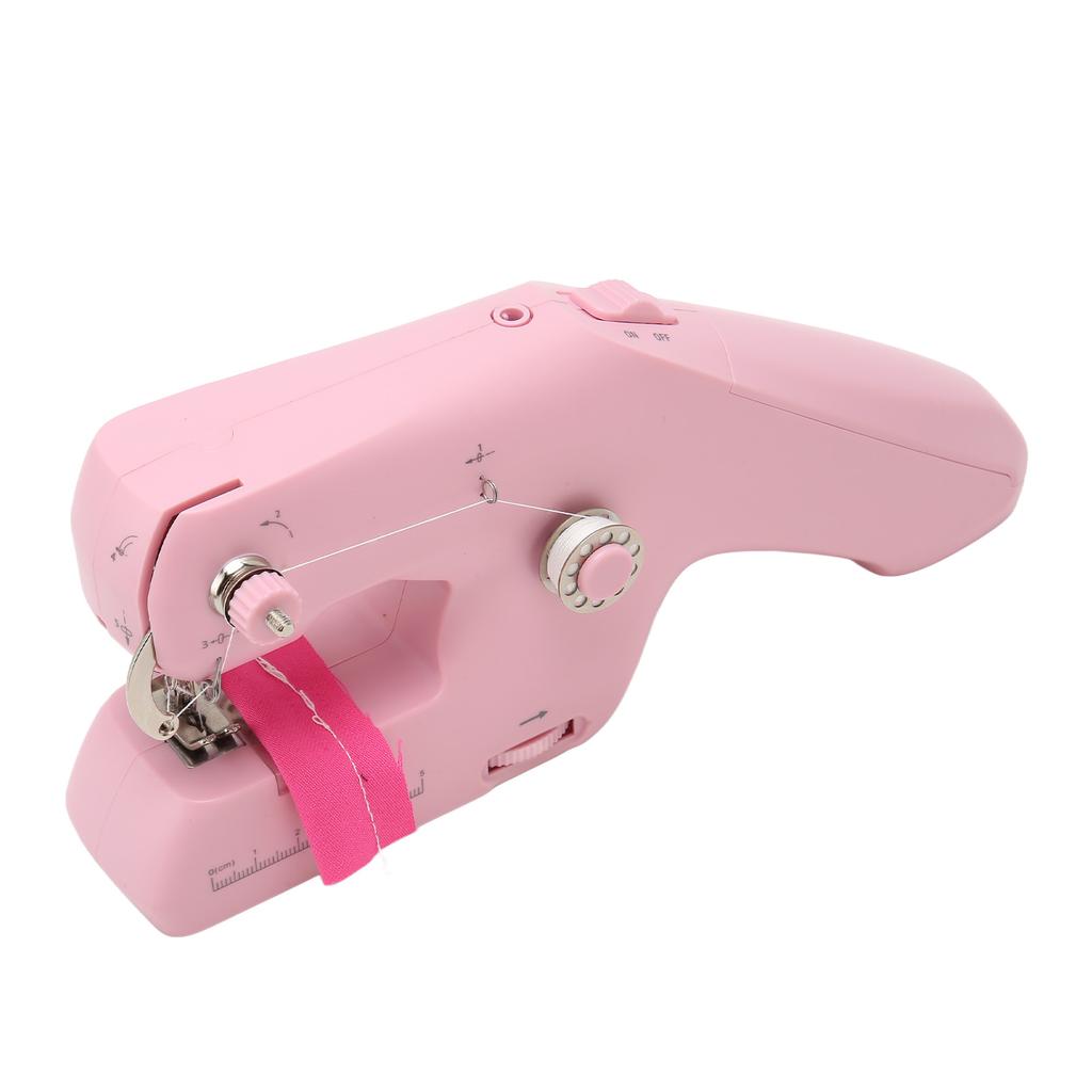 Electric Sewing Machine Handheld Crafting DIY Electronic Sewing Device for Travel Home