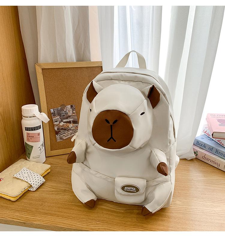 School bag 2025 new cute cartoon ins wind backpack casual simple go out play bag lightweight versatile school bag