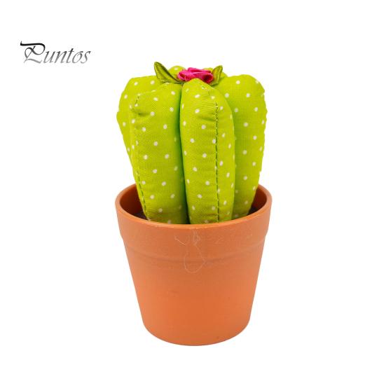 Decorative Artificial Plant for Office Handmade Cactus Ornaments, Soft Fabric Potted Desk Small Succulents Decor Decor, No Watering Mini Desktop