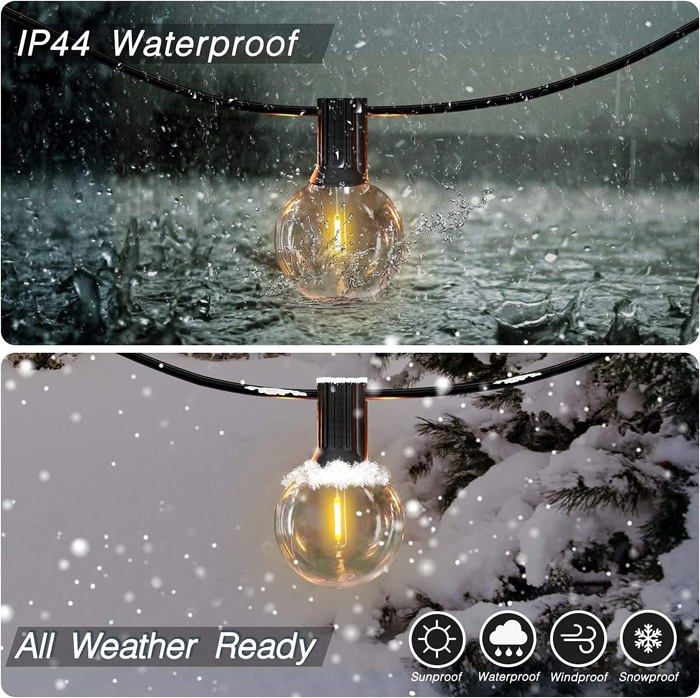 Guirlande Lumineuse - SON4SUN - HCP096 - 60 Ampoules LED - 30 M - IP44 Étanche