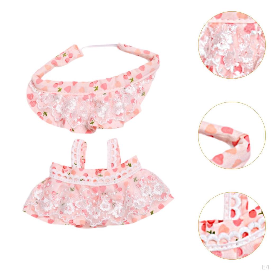 20cm Dolls Clothes ,Doll Skirt Outifits Doll Accessories, Toys Adorable Dress Up ,Dolll Suit