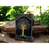 leather journal Notebook Tree of Life Journal, Blank spell book book of shadows Leather Celestial Gifts For Him Her