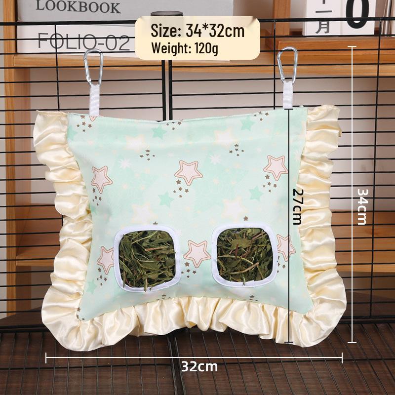 Large Capacity Hay Feeding Bag for Rabbits and Guinea Pigs