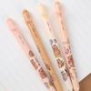4Pcs Cartoon Capybara Press Black Ink Gel Pen School Stationery Supplies Quick-Drying Pens School Office Student Stationery Gift