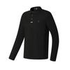 Fila Golf Series Fashion Casual Versatile Polo Neck Knitted Long Sleeve T-Shirt Men Tops A51M545201FBK