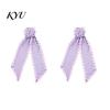 Front Door Wreath Bows Fall Scalloped Sash for Door, 55 Inch Plaid Gingham Autumn Wedding Ornament Thanksgiving Ribbon Harvest Yard Porch Doorway