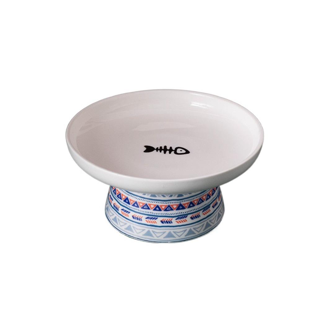 Cute Pet High Foot Bowl Creative Pet Drinking Feeder Dog Food Feeding Basin  Water Container