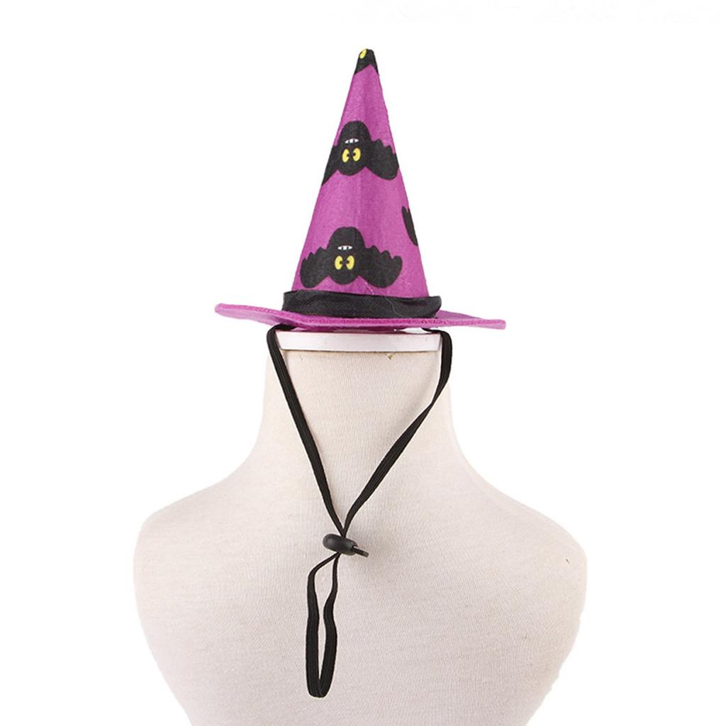 Halloween Witch Hat for Adults and Kids, Black Cone Hat with Orange Spider Web Print, Costume Accessory for Parties, Cosplay, and Decorations