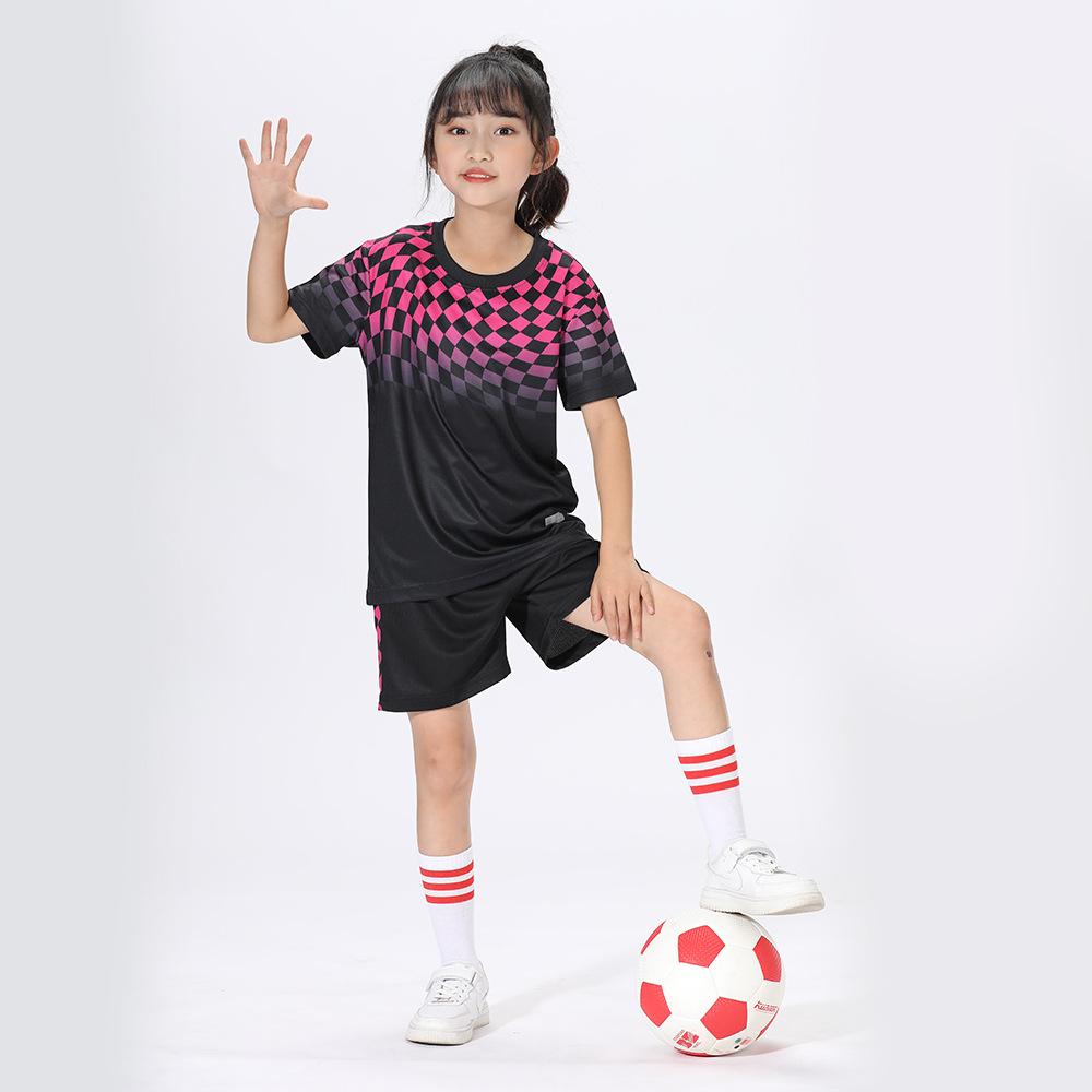 Children'S Sports Suit, Quick-Drying Clothes, Training Clothes, Short-Sleeved Football, Basketball Sports Fitness Pants Suit, Summer Printable Number