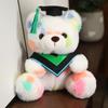 Doctor Hat Bear Doll Plush Toy Graduation Doctor Bear Bachelor Bear Doll Graduation Season Commemorative Gift