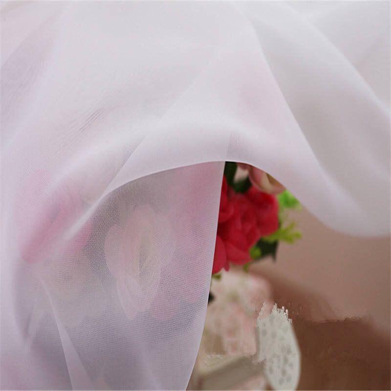 Gradient Tulle Curtains for Living Room Bedroom Kitchen Transparent Sheer Curtain Home Decor Window Drapes European American
