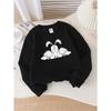 European Sizes Girls' Crewneck Sweatshirt Cute Rabbit And Hedgehogs Pattern, Spring And Autumn, Sportswear And Casual, Soft, for Kids & Teens.