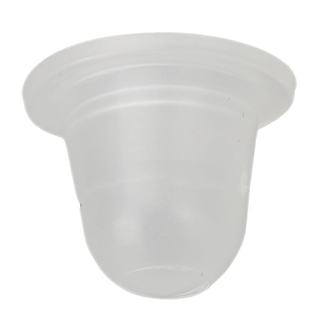 100 Stück Tattoo-Farbbecher Einweg-Silikon-Tattoo-Pigmentbecher Transparent Tintenhalter M
