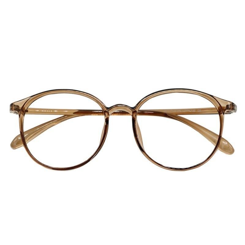 Simple Lightweight Glasses Frame Fashion Retro Oval Blue Light Blocking Glasses
