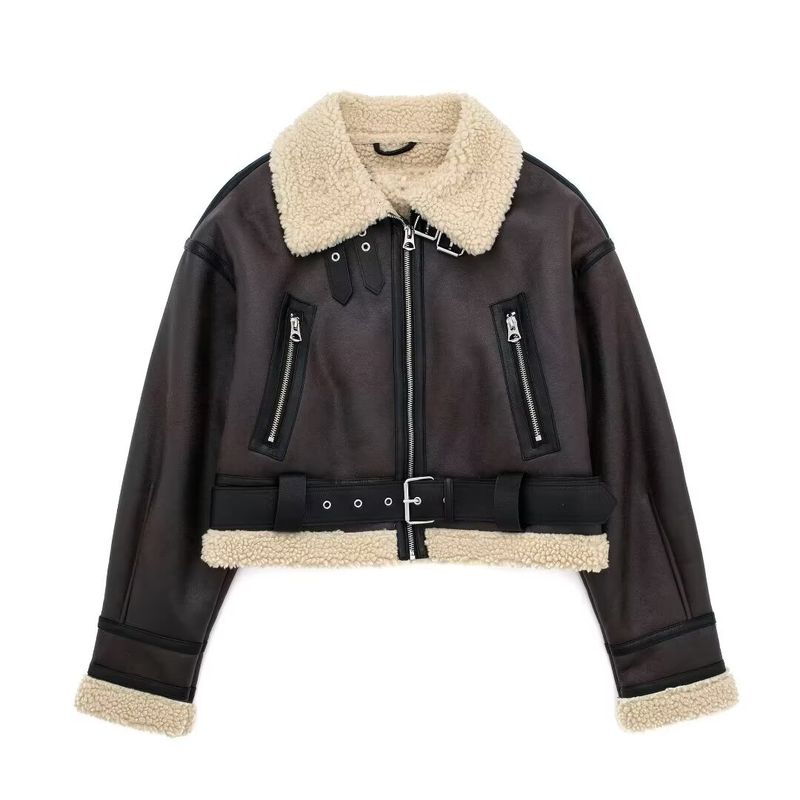 Kaslead New Arrival Women's Clothing Fashion Style Double-Sided Short Jacket 8073235 716