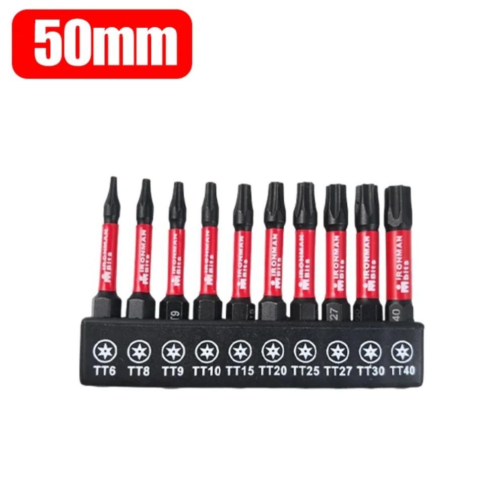 Batch Head Impact Screwdriver Bits S2 Steel Hex Shank Screwdriver Bits  With Holder