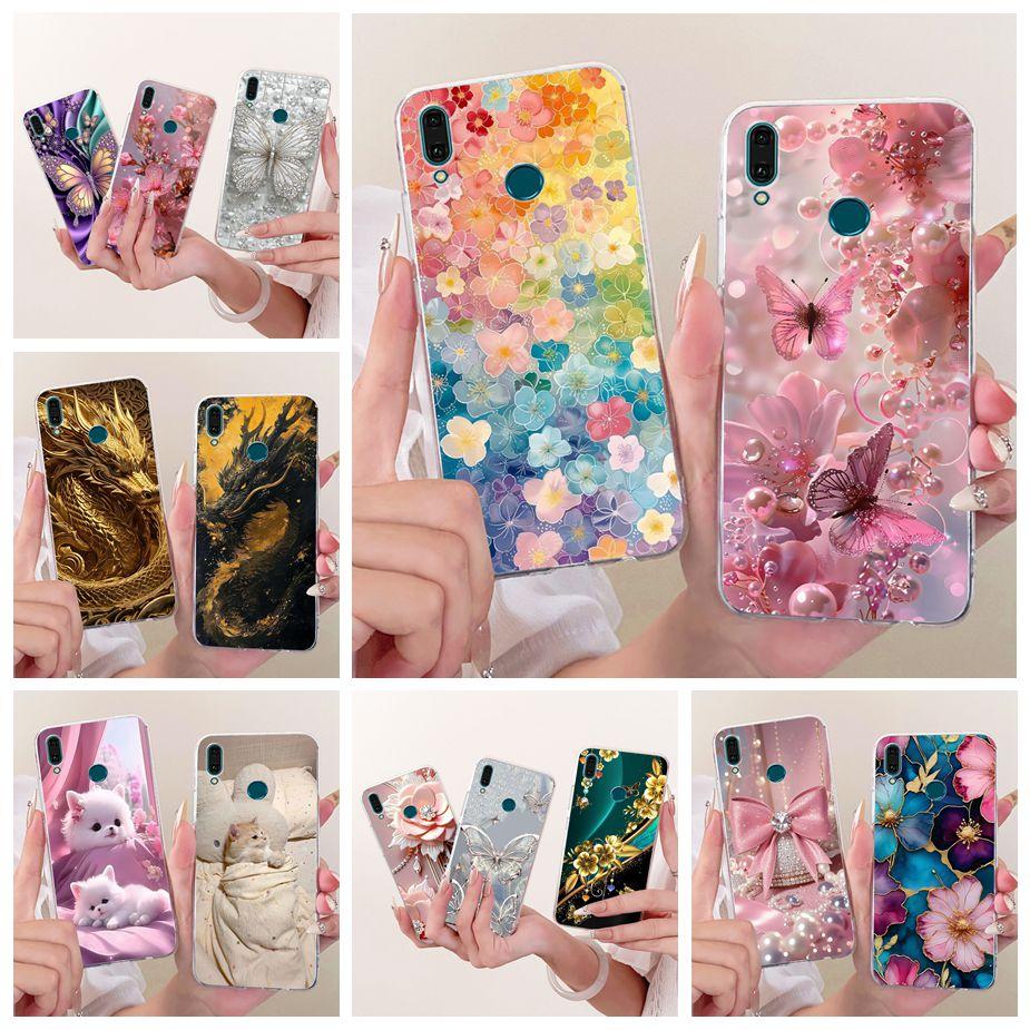 For Huawei Y9 2019 Case JKM-LX1 JKM-LX2 JKM-LX3 New Luxury Painted Cover Soft Slim Phone Case For Huawei Y9s Y 9 S Y9 2019 Shell