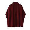 2025 Autumn/Winter Women's 100% Wool Loose Sweater Shawl Coat