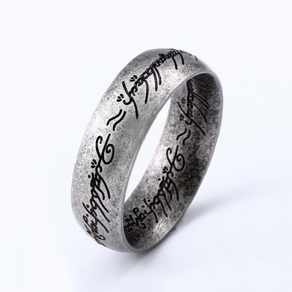 2025 Simple Magic Rings For Men Women Similar To Movies Carving Ring Fashion Jewelry Creativity Gift