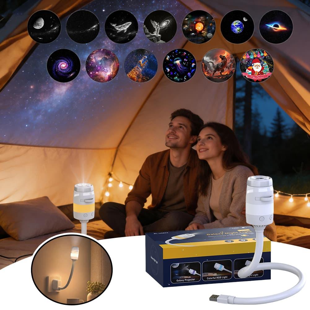 Led Usb Projection Night Light Patterns Adjustable Whale Butterfly Jellyfish Starfish Lamp Home Decor Festival Gift
