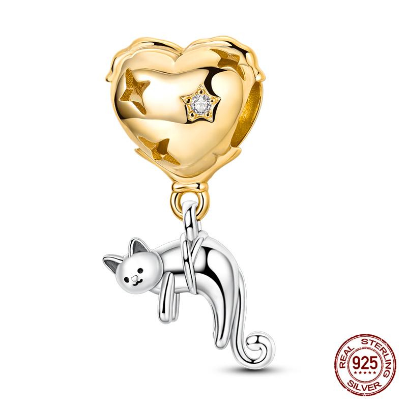 Original Charm Copper Three Colors Of Camellia Perfume Charm Beads Fit 3Mm Original Bracelet For Women Diy Fine Jewelry Gift