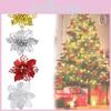 Stunning Gold Glitter Christmas Artificial Flowers For Home Decorations And Gifts